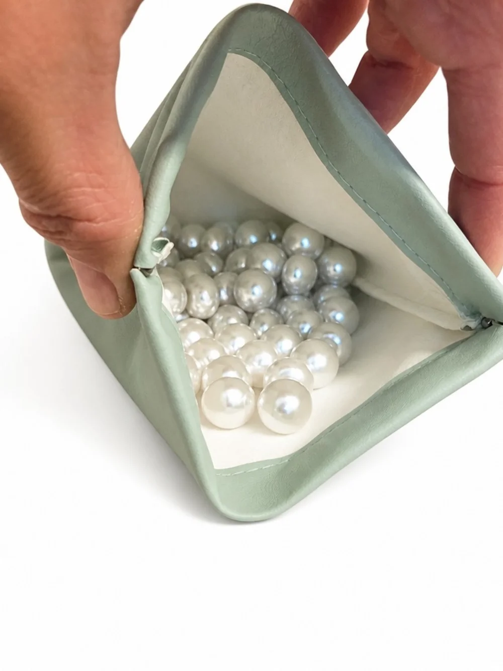 Mint Green Tablet Sleeve with Accessories - Brand Not Specified